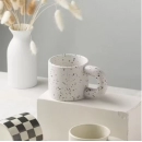 Ins Flower Ceramic Mugs Colorful Floral Coffee Cups Breakfast Mug Drinkware Kitchen Cup Irregular Flower Ceramic Mugs