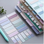 Portable Index Label for File Folder Light Color Sticky Index Tabs Small/Medium/Big Notes Sticker School Office Supplies