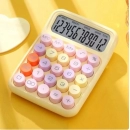 Mechanical Keyboard Calculator Portable Calculator Screen Easy To Use For Office School Home Vintage Desktop Stationery
